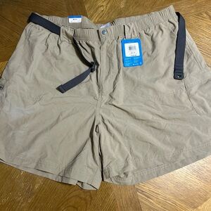 NEW Columbia Sandy River Cargo Shorts Women's 1X Short Belted Hiking Outdoor